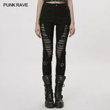 Eclipse Edge Hollow-out Pants - PunkRave