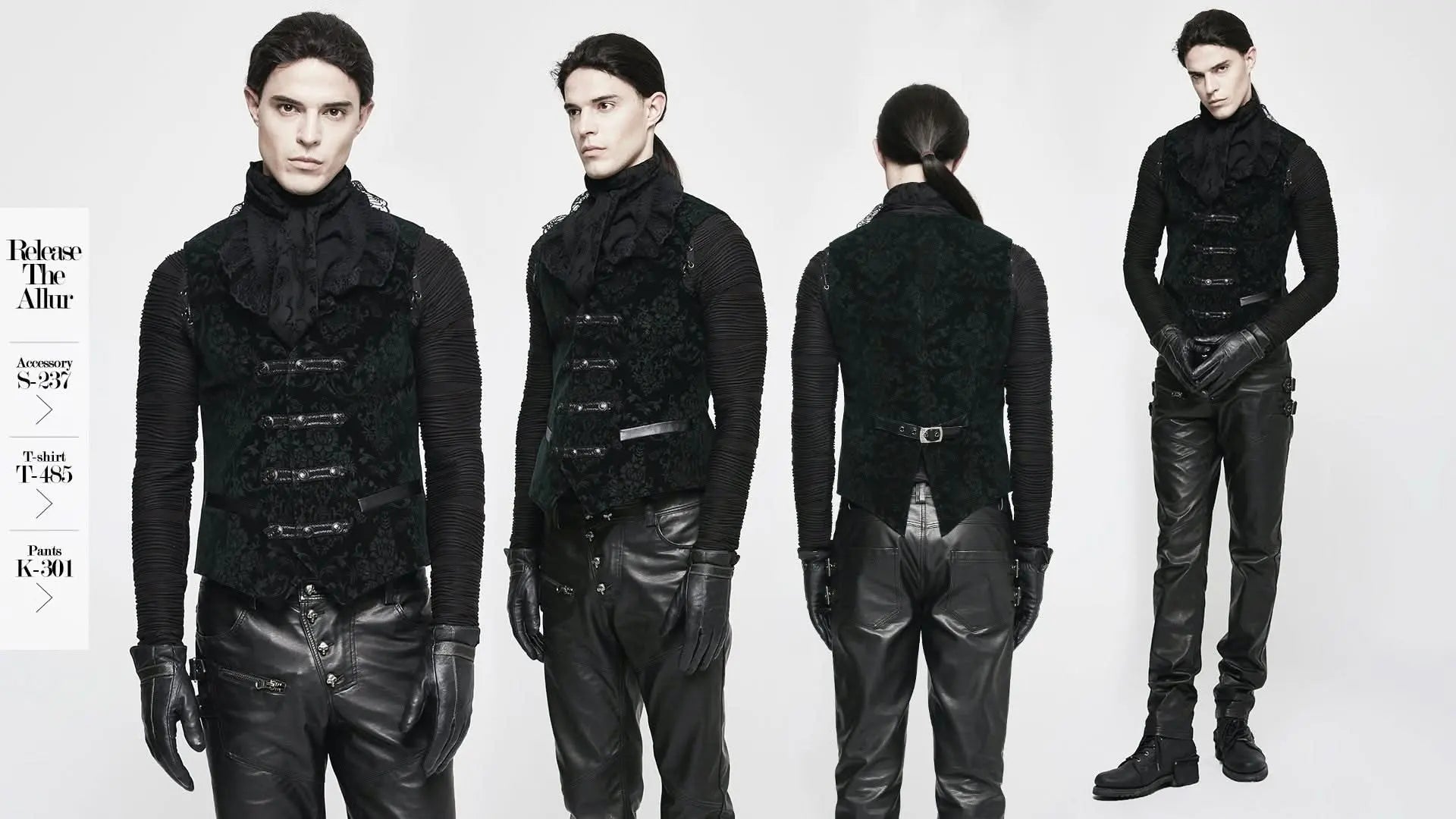 Elder Opera Vest - Grey - PunkRave