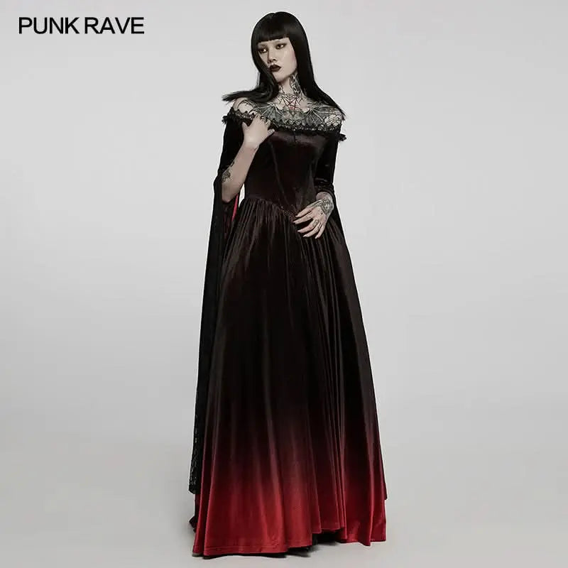 Elvira Gradient Ball Gown - PunkRave