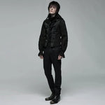 Enigma Embroidered Waistcoat With Ruffles - PunkRave
