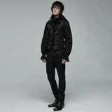 Enigma Embroidered Waistcoat With Ruffles - PunkRave