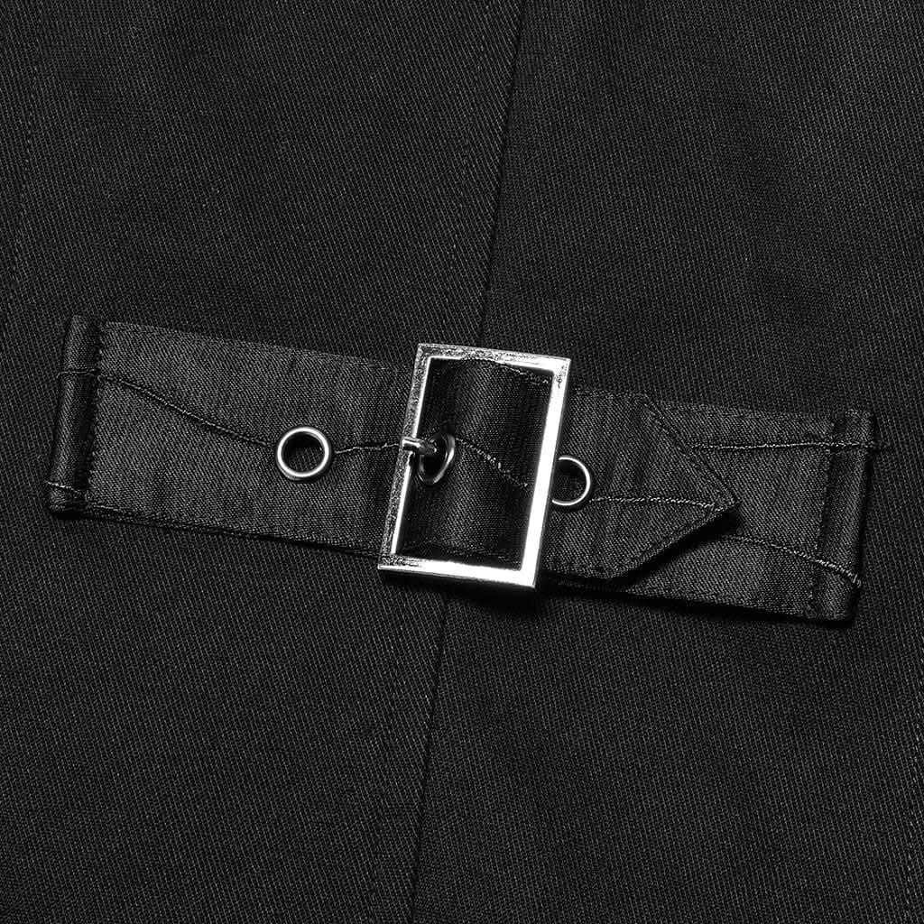 Enigma Embroidered Waistcoat With Ruffles - PunkRave