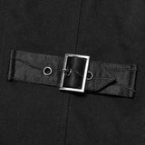 Enigma Embroidered Waistcoat With Ruffles - PunkRave