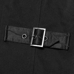 Enigma Embroidered Waistcoat With Ruffles - PunkRave