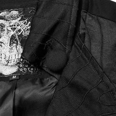 Enigma Embroidered Waistcoat With Ruffles - PunkRave