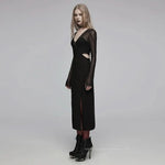 Ephemeral Echo - Slit Dress - PunkRave