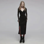 Ephemeral Echo - Slit Dress - PunkRave
