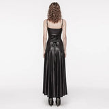 Eremitic PU Slip Dress - PunkRave