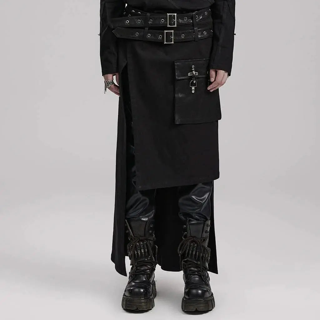 Eternal Twilight - Kilt with PU Details - PunkRave