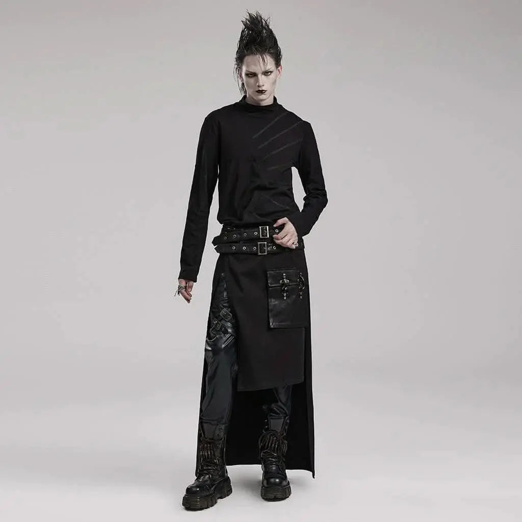 Eternal Twilight - Kilt with PU Details - PunkRave