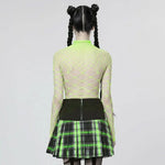 Eternal Vacation Mesh Bodysuit - Green - PunkRave