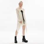 Flower Pill Babydoll Dress - Beige My Store