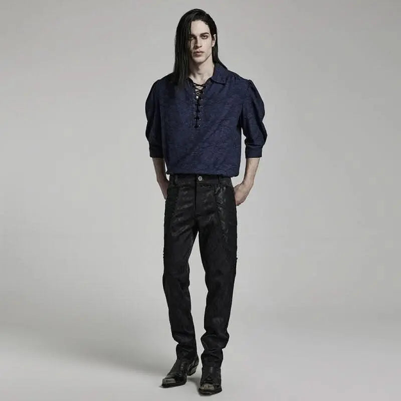 Frankenstitch - Gothic Fitted Dress Pants - PunkRave