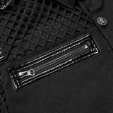 Freezing Moon Button-up Shirt With Mesh Panels - PunkRave