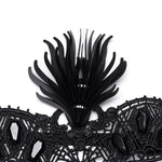 Galaxy Gossamer - Gothic Venetian Mask with Tassels - PunkRave