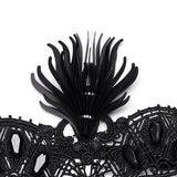 Galaxy Gossamer - Gothic Venetian Mask with Tassels - PunkRave