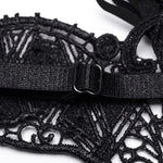 Galaxy Gossamer - Gothic Venetian Mask with Tassels - PunkRave