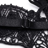 Galaxy Gossamer - Gothic Venetian Mask with Tassels - PunkRave