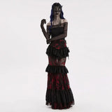 Galaxy Gossamer - Gothic Venetian Mask with Tassels - PunkRave