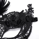 Galaxy Gossamer - Gothic Venetian Mask with Tassels My Store