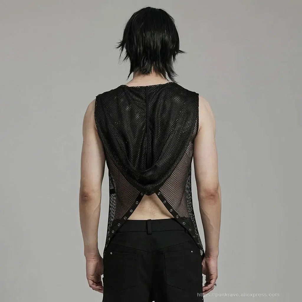 Glitch Mesh Top - PunkRave