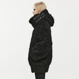 Gorgonize Fur Jacket PunkRave