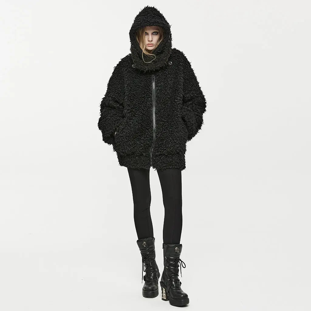 Gorgonize Fur Jacket PunkRave
