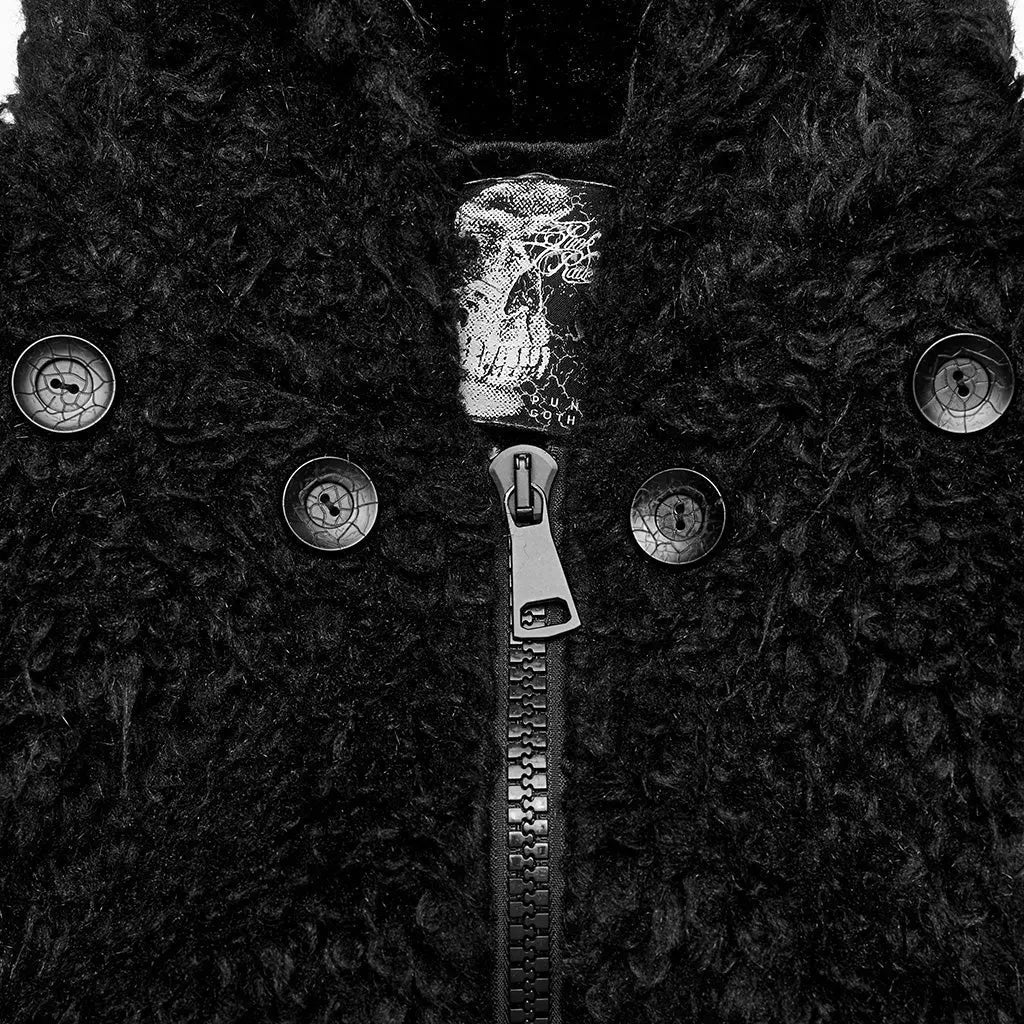 Gorgonize Fur Jacket PunkRave