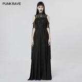Gothic Majesty Maxi Dress - PunkRave