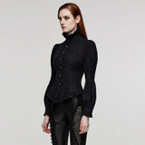 Gothic Renegade Button-Up Top - PunkRave