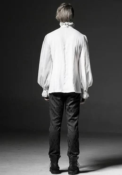 Gothic Ruffled shirt - PunkRave