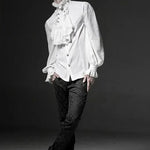 Gothic Ruffled shirt - PunkRave