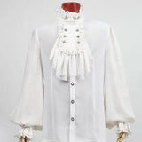 Gothic Ruffled shirt - PunkRave