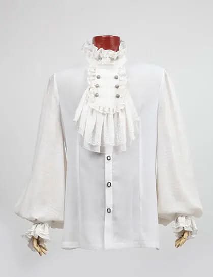 Gothic Ruffled shirt - PunkRave