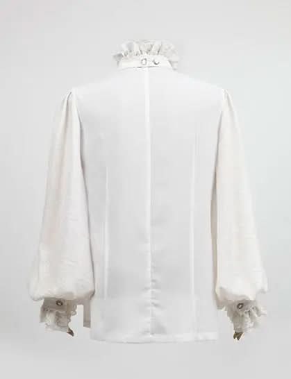 Gothic Ruffled shirt - PunkRave