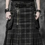 Gothic plaid kilt - PunkRave