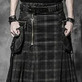 Gothic plaid kilt - PunkRave