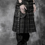 Gothic plaid kilt - PunkRave