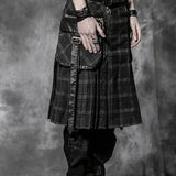 Gothic plaid kilt - PunkRave