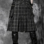 Gothic plaid kilt - PunkRave