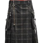 Gothic plaid kilt - PunkRave