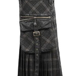 Gothic plaid kilt - PunkRave
