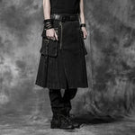 Gothic plaid kilt - PunkRave