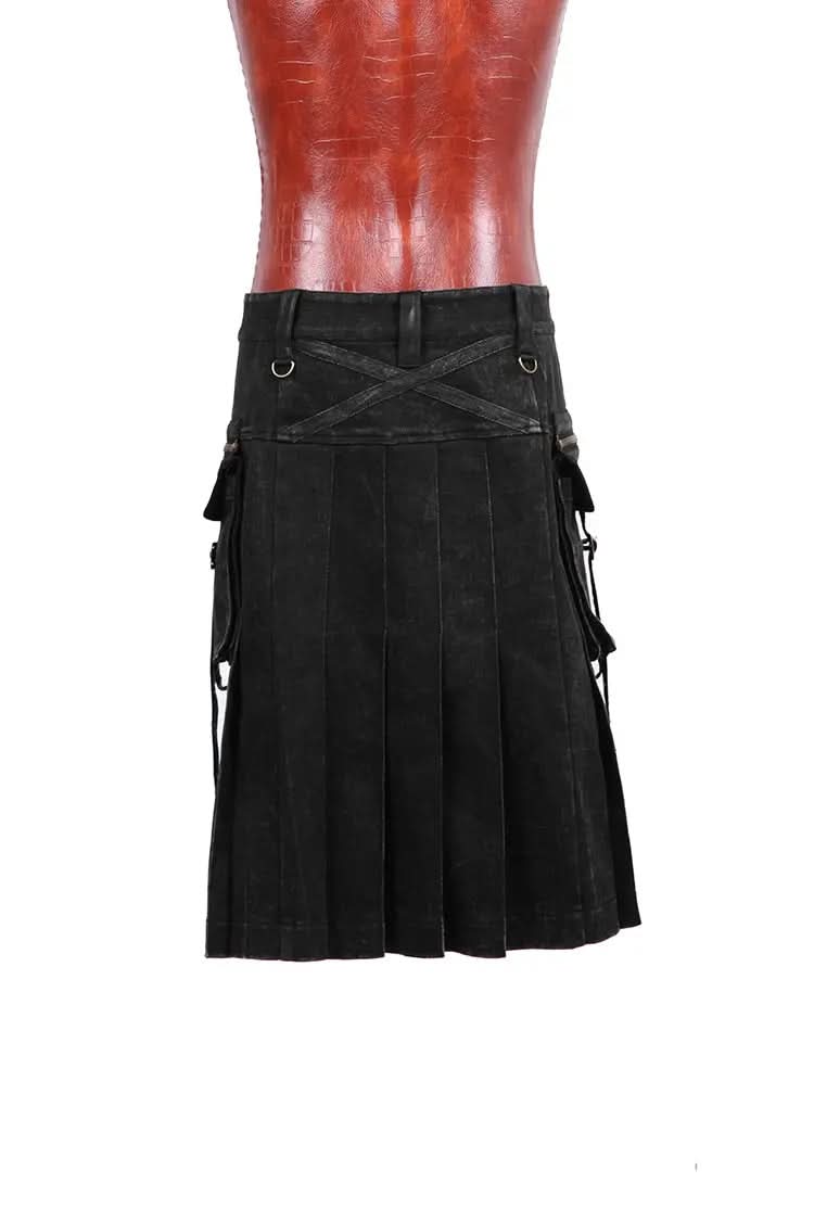 Gothic plaid kilt - PunkRave