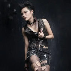 Gothic visual kei mini shorts My Store