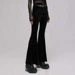 Gravebloom Velvet Pants - PunkRave