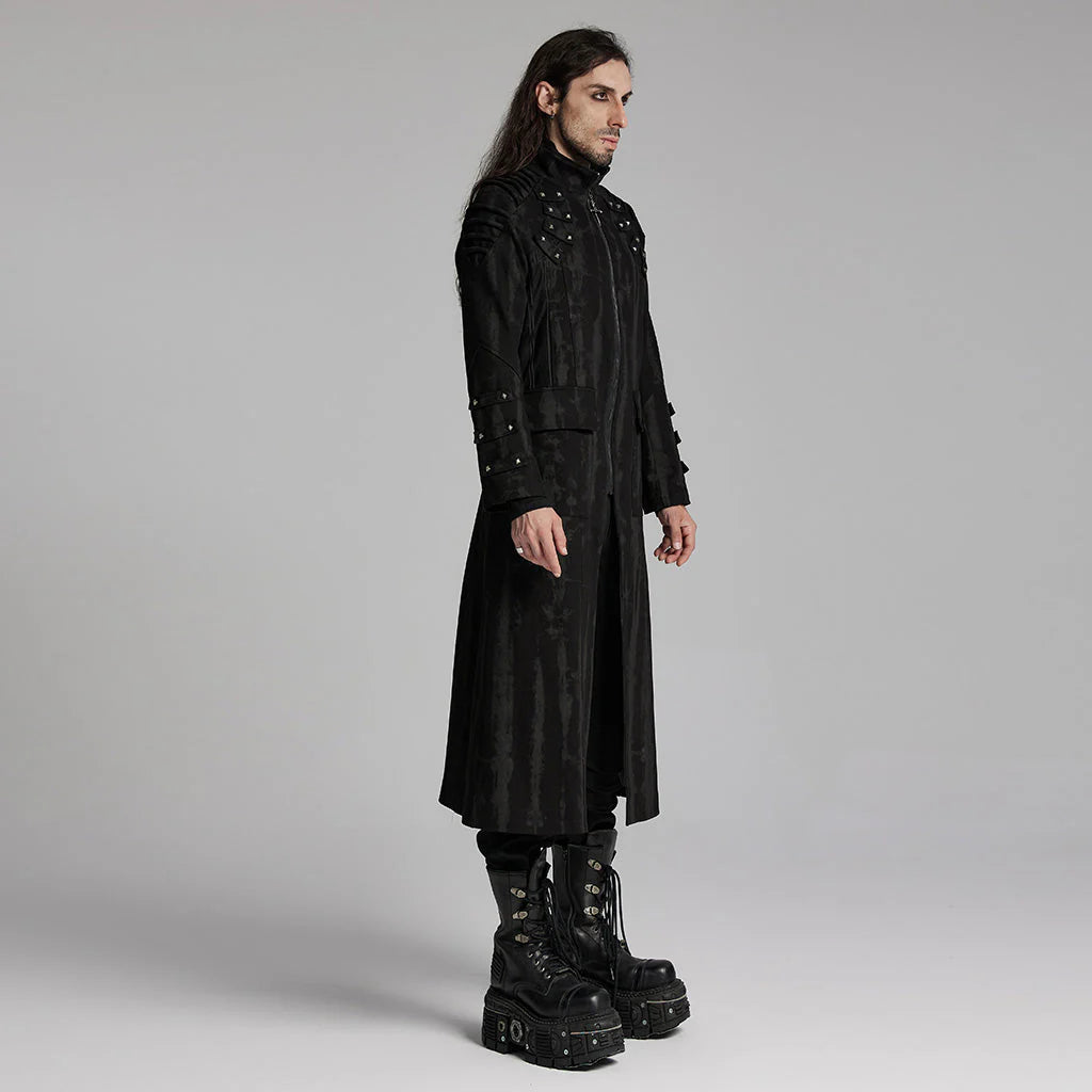 Grimspine Longline Gothic Coat PunkRave