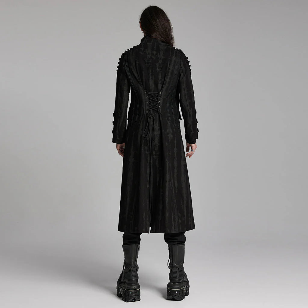 Grimspine Longline Gothic Coat PunkRave