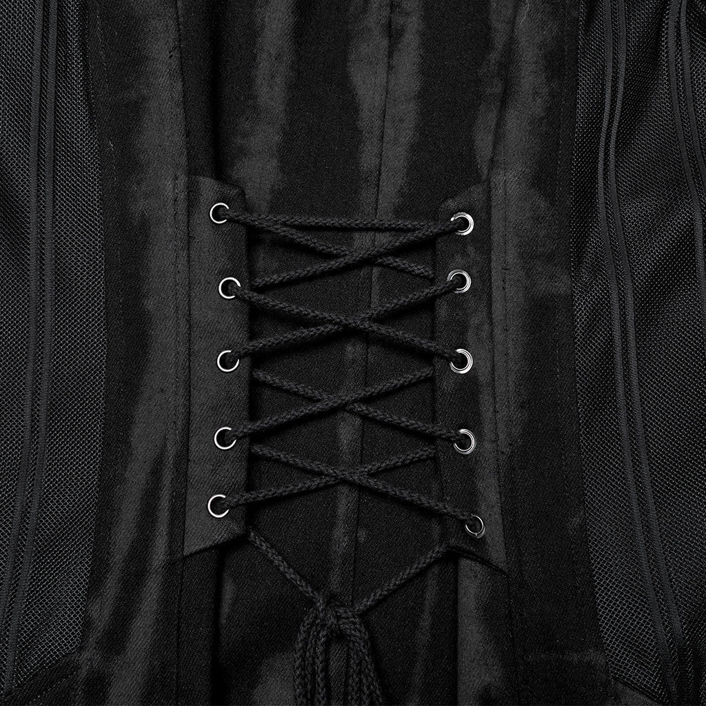 Grimspine Longline Gothic Coat PunkRave