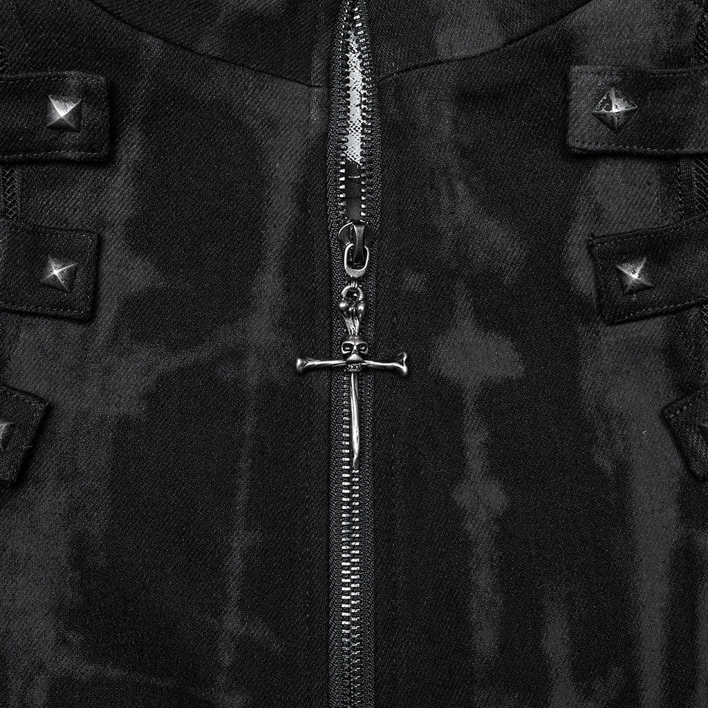 Grimspine Longline Gothic Coat PunkRave